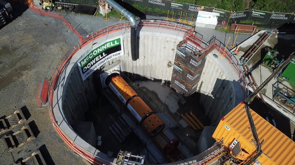 PE pipe assembly by Solo at St. Mary's Bay Outfall