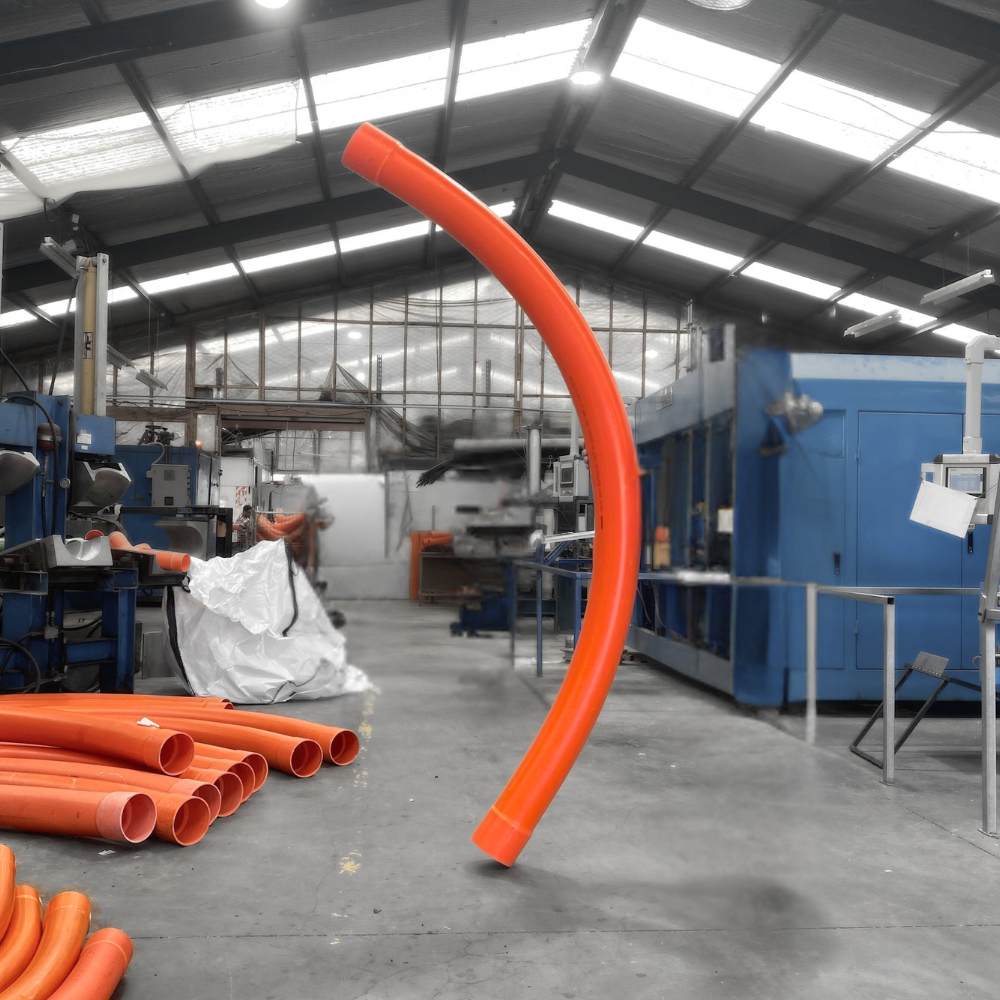 Solo plastics - electrical duct bend